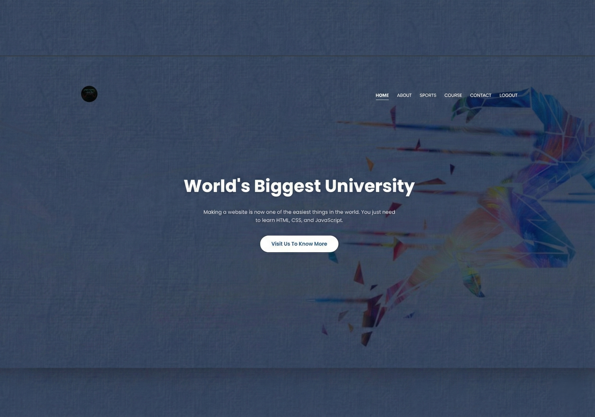 University Portal Website